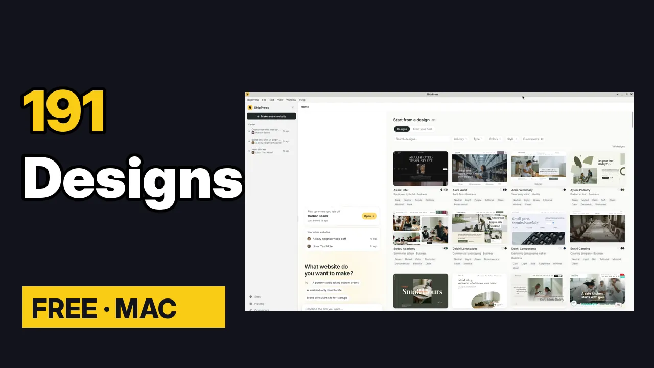 Video thumbnail: the ShipPress design wall with 191 designs